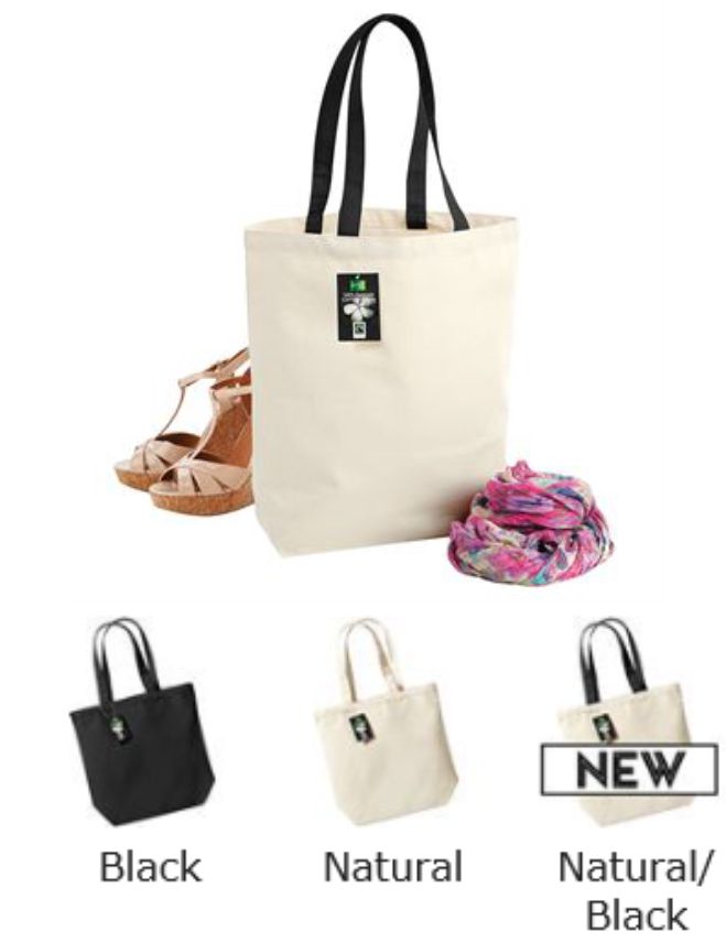 Westford Mill W671 Fairtrade Cotton Camden Shopper  Westford Mill W671 Fairtrade Cotton Camden Shopper